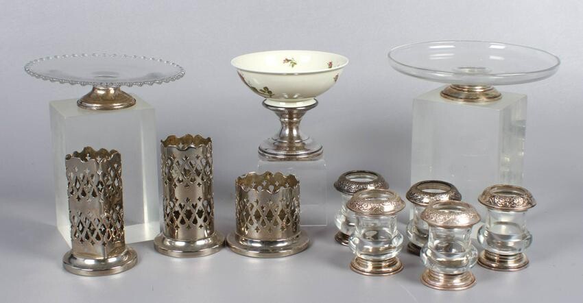 (11) Sterling and Plate Table Items
