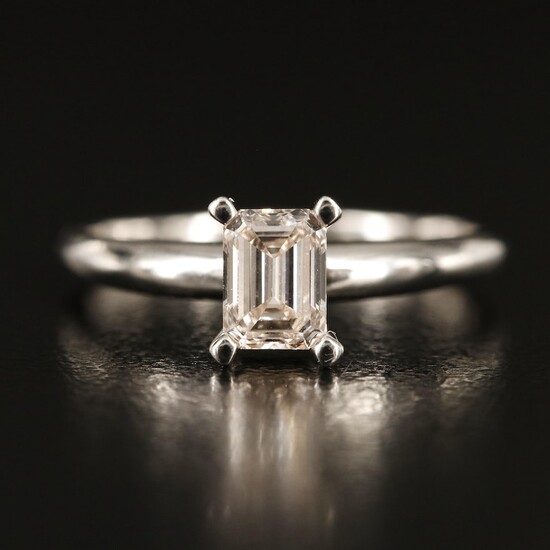 14K 0.67 CT Lab Grown Diamond Solitaire Ring