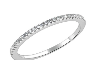 14k White Gold & Diamond Eternity Ring