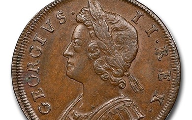 1730 Great Britain Half Penny