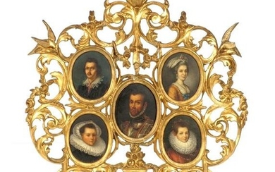 18th C. Miniature Portraits of the Philippe Family