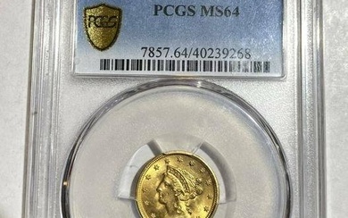 1905 P Gold Quarter Eagles PCGS MS-64