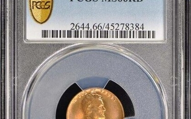 1935-D 1C Lincoln Cent - Type 1 Wheat Reverse PCGS MS66RD