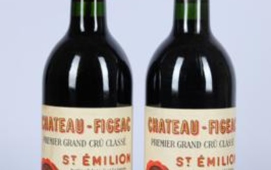 1990 Château Figeac, Saint-Émilion- Bordeaux, 93 Falstaff-Punkte, 2 Flaschen