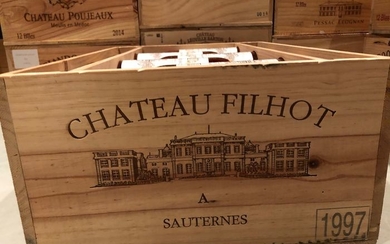 1997 Château Filhot - Sauternes 2éme Grand Cru Classé - 12 Bottles (0.75L)