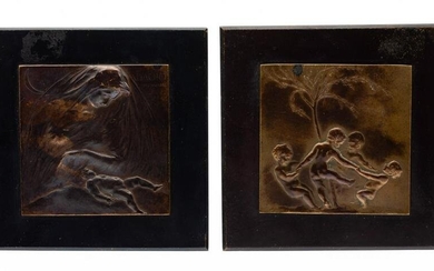 2 Stephan Schwartz Small Bronze Plaques