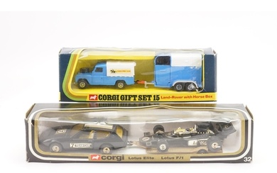 2 x 1970s Corgi Gift Sets to include GS15 "Land-Rover with H...