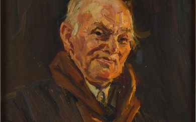 20TH CENTURY, PORTRAIT OF A MAN, 1936, Oil on canvas, 24 x 20 in. (61 x 50.8 cm.), Frame: 27 1/2 x 23 1/4 in. (69.9 x 59.1 cm.)