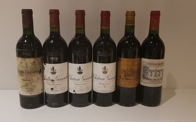 Mixed lot -Château Lascombes, Château Giscours, Château D'Issan, Château Dauzac- Margaux Grand Cru Classé - 6 Bottles (0.75L)