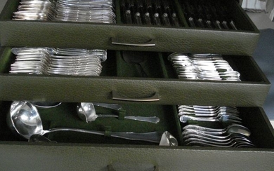 Cornet 100 - Cutlery set (125) - Rococo - Silver plated