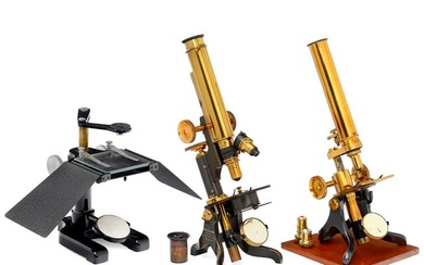 3 English Microscopes
