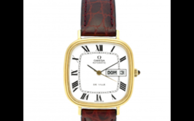 OMEGA DE VILLE Gent's 18K gold wristwatch 1970s Dial,...