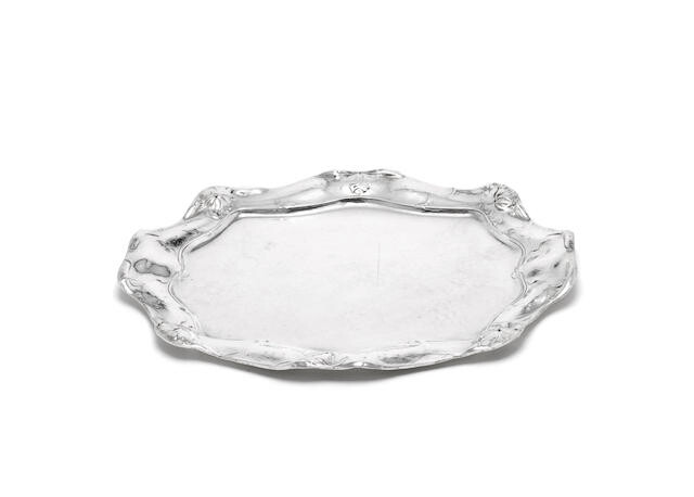 An American 'Martelé' silver tray