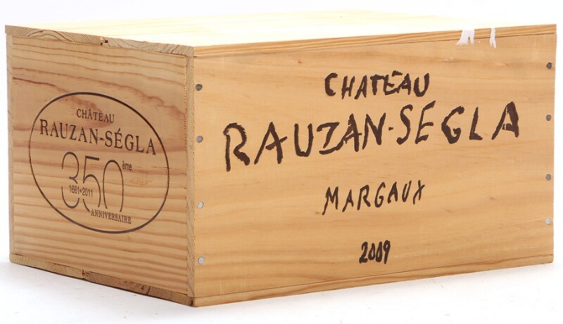 6 bts. Château Rauzan Ségla, Margaux. 2. Cru Classé 2009 A (hf/in). Owc.