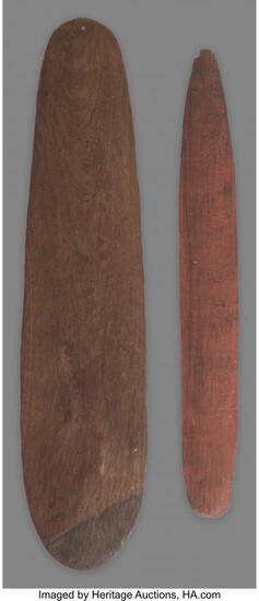70579: Two Aboriginal Story Boards (tjurunga or churing