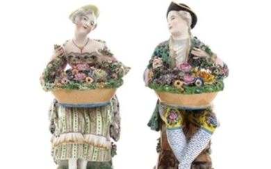 A Pair of Continental Porcelain Figures