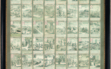 SOUTH SEA BUBBLE– A full set of playing cards satirizing the “South Sea Bubble”. [London: Thomas Carington Bowles, 1720-21.] [With:] April-kaart of kaart spel van momus naar de nieuwste mode [Amsterdam, 1721].