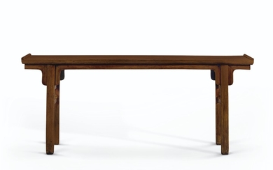 A RARE HUANGHUALI RECESSED-LEG TABLE, 17TH CENTURY