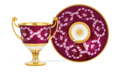 A neoclassical epergne and presentoir
