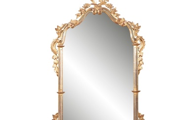 A CONTINENTAL GILTWOOD MIRROR, LATE 19TH/EARLY 20TH CENTURY ...