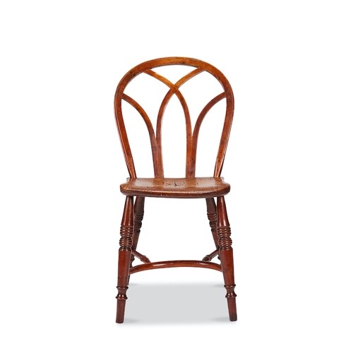 A George IV yew wood and elm Windsor chair, Thames Valley Wi...