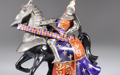 A Michael Sutty Porcelain Figure - "Edward the Black...