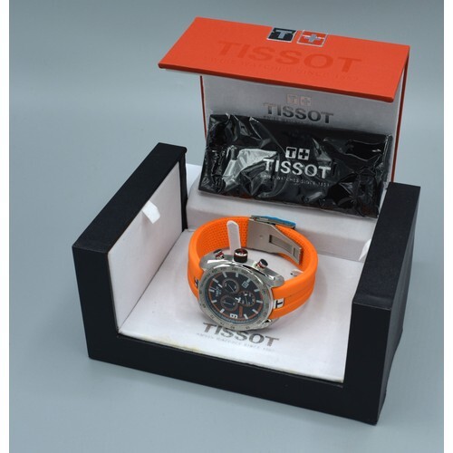 A Tissot PRS 330 Tony Parker Limited Edition Stainless Steel...