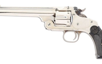 (A) VERY NICE SMITH & WESSON NEW MODEL NO. 3 SINGLE ACTION REVOLVER.
