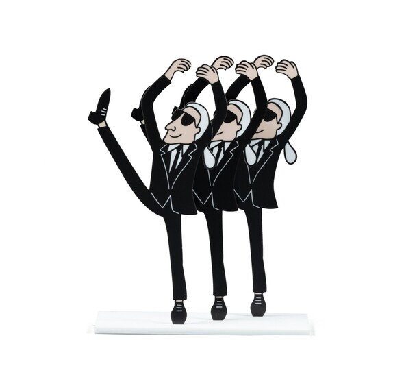 A cut-out silhouettes of Karl Lagerfeld | Silhouettes découpées de Karl Lagerfeld , A cut-out silhouettes of Karl Lagerfeld | Silhouettes découpées de Karl Lagerfeld