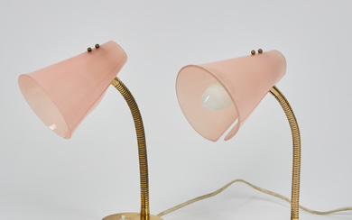 A pair of 1970s table lamps, similar.