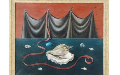 AMERICAN SHELL OIL PAINTING BY GERTRUDE ABERCROMBIE