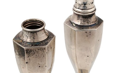 AMERICAN STERLING SILVER SALT AND PEPPER SHAKERS