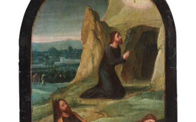 ATTRIBUÉ À MARCELLUS COFFERMANS (1520-1575), Le Christ au Jardin des Oliviers