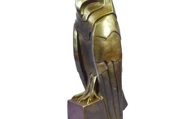After Dali, Abstract Bird of Prey Bronze Sculpture