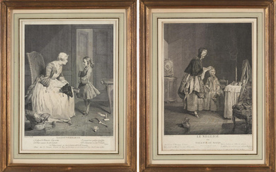 After Jean Baptiste Siméon Chardin (French, 1699-1779) A Pair of...