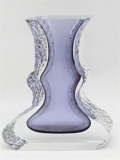 Alessandro Mandruzzato 'Sommerso' Glass Vase