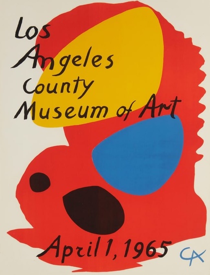 Alexander Calder (1898-1976), Los Angeles County Museum of Art exhibition poster, 1965