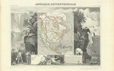 "Amerique Septentrionale", Levasseur, Victor
