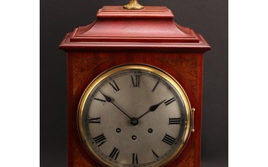 An early 20th century mahogany bracket-form mantel clock, 20...