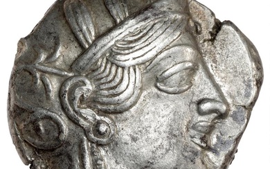 Ancient Greece, Attica, Athens, c. 454–404 BC, Tetradrachm, 17.14 g, Kroll 8,...