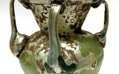 Ancient Roman Glass Vessel - 11.5×10.5 cm