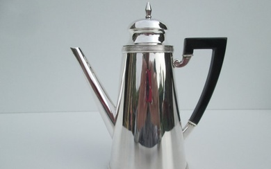 Antique Tea Pot - .925 silver - Van Kempen & Zn. - Netherlands - Second half 19th century