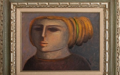 Arnaldo Miccoli "Farida" Oil on Canvas