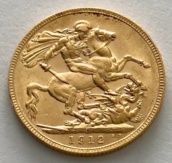Australia - Sovereign 1912 P - Perth - Georg V. - Gold