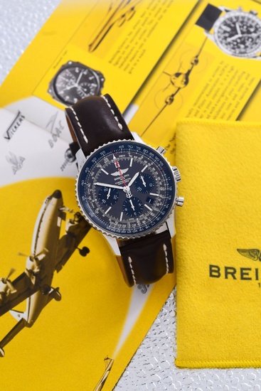 BREITLING Chronographe 42 Navitimer 01 Limited Edition 1000 Exemplaires Réf. : Abo12124/F569 - Vers 2016...