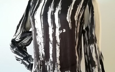 Balmain - Monochromatic silk dress - Size: EU 36 (IT 40 - ES/FR 36 - DE/NL 34)