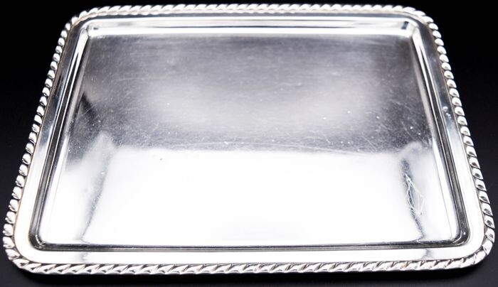 Beautiful old tray - .925 silver - Spain - First half 20th century