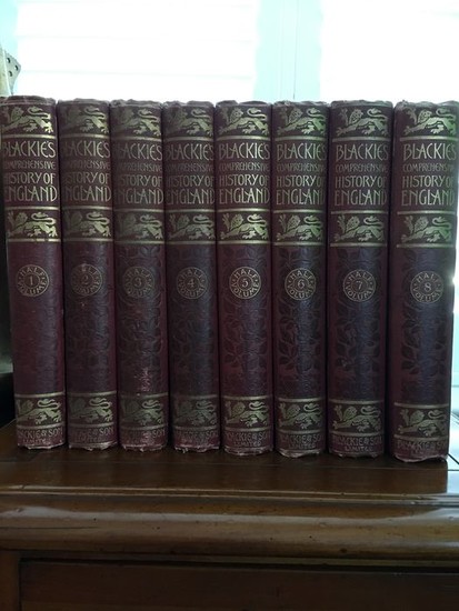 Blackie & Son [publisher] - Blackies Comprehensive History of England - 8 Volumes - 1894/96. - 1894/1896