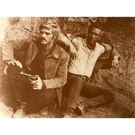 Butch Cassidy & The Sundance Kid Sepia Tone Movie Photo