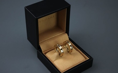 Bvlgari - 18 kt. Yellow gold - Earrings - Diamonds